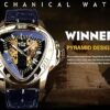 Mechanical Wrist Watch Triangle Racing Dial - Image 5